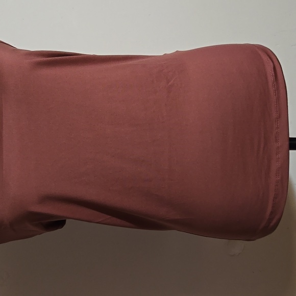 Zenobia Rust Sleeveless Tank Top Round Neck Plus Size Racer Back - Picture 3 of 5